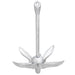 Folding Anchor with Rope Silver 4 Kg Malleable Iron Kaxil