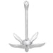 Folding Anchor Silver 6 Kg Malleable Iron Kaxio
