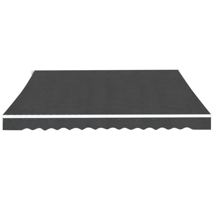 Folding Awning Manual Operated 400 Cm Anthracite (143034