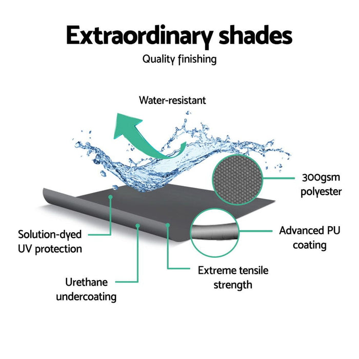 Folding Arm Awning Outdoor Patio Retractable 4mx2.5m
