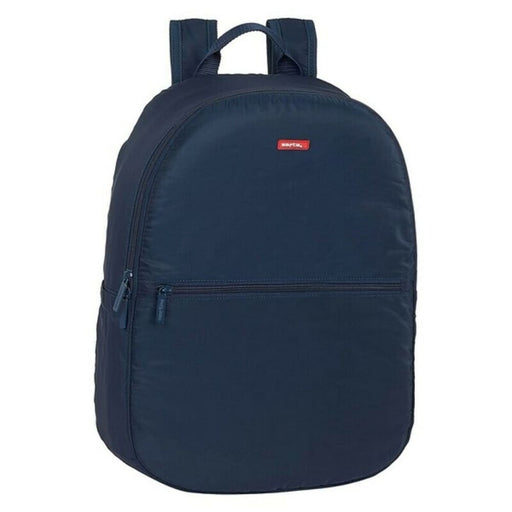 Folding Backpack by Safta M881 Navy Blue 29 x 41 12 Cm