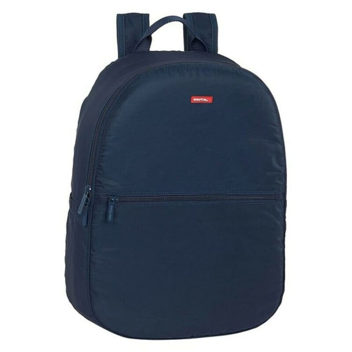 Folding Backpack by Safta M881 Navy Blue 29 x 41 12 Cm