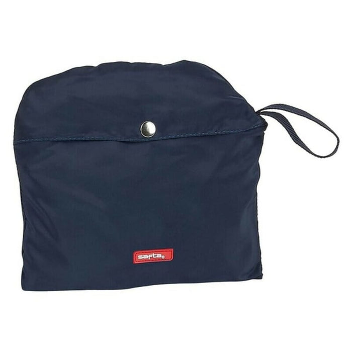 Folding Backpack by Safta M881 Navy Blue 29 x 41 12 Cm
