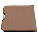Folding Beach Mats 2 Pcs Steel and Fabric Brown Aatto