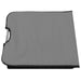 Folding Beach Mats 2 Pcs Steel and Fabric Grey Aattb