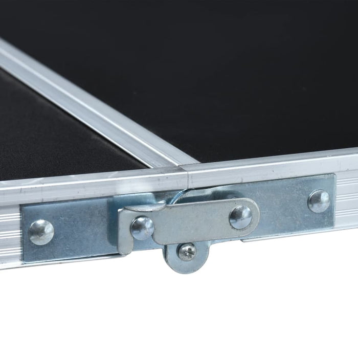 Folding Beer Pong Table 240 Cm Black Anonn