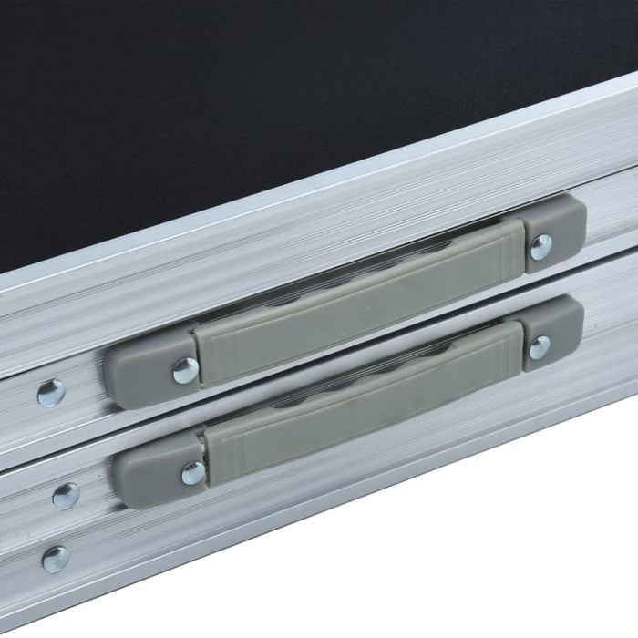 Folding Beer Pong Table 240 Cm Black Anonn