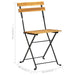 Folding Bistro Chair 4 Pcs Solid Acacia Wood Totolo