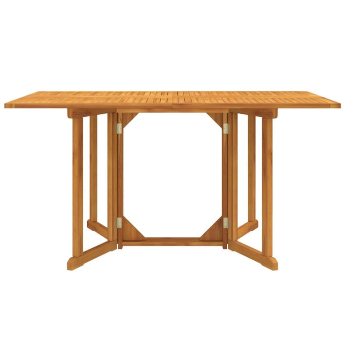 Folding Butterfly Garden Table 150x90x75 Cm Solid Wood Teak