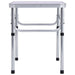 Folding Camping Table White Aluminium 60x45 Cm Anoin