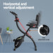 Folding Exercise Bike Magnetic X-bike Indoor Cycling