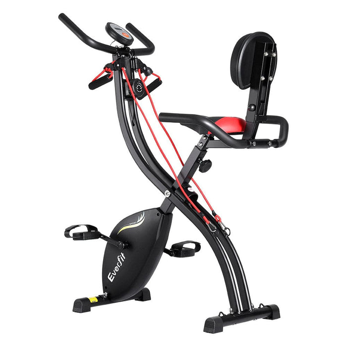 Folding Exercise Bike Magnetic X-bike Indoor Cycling