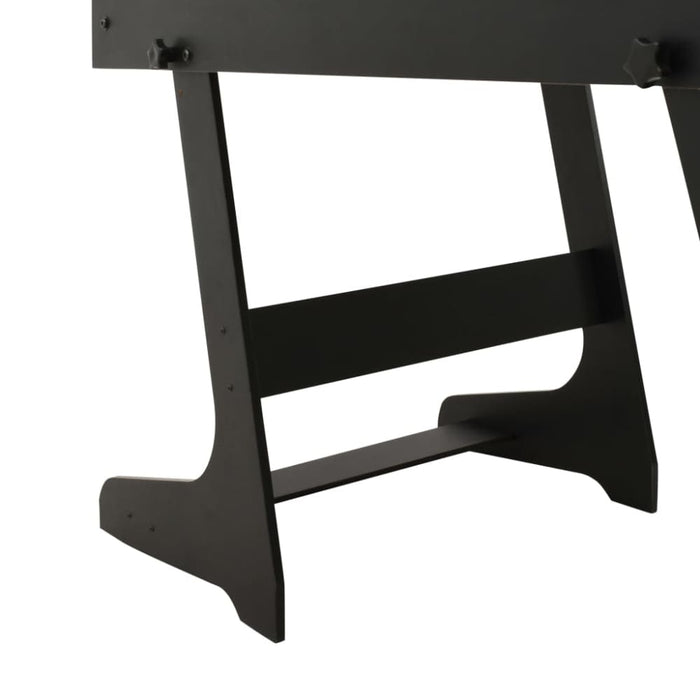 Folding Football Table 121x61x80 Cm Black Koktn