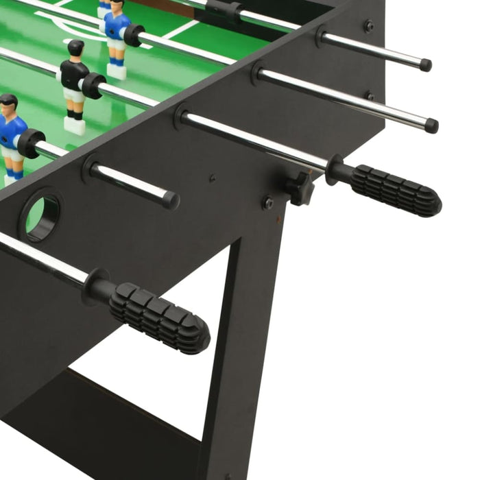 Folding Football Table 121x61x80 Cm Black Koktn