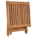 Folding Footrest 46.5x49x41.5 Cm Solid Teak Wood Ankno