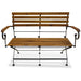 Folding Garden Bench 112 Cm Solid Acacia Wood Atitl