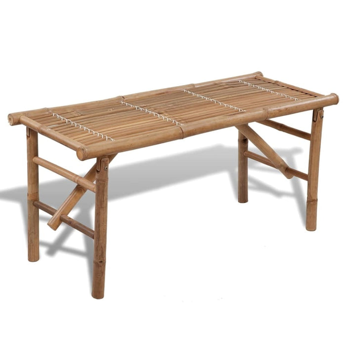 Folding Garden Bench 118 Cm Bamboo Aopbt