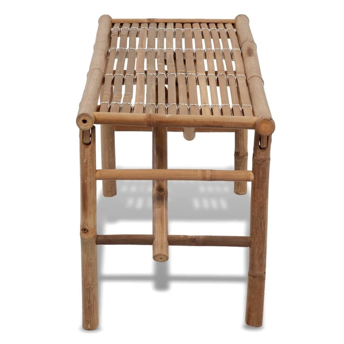 Folding Garden Bench 118 Cm Bamboo Aopbt
