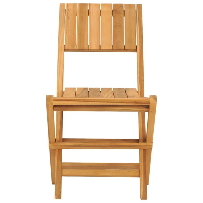 Folding Garden Chairs 2 Pcs 47x61x90 Cm Solid Wood Teak