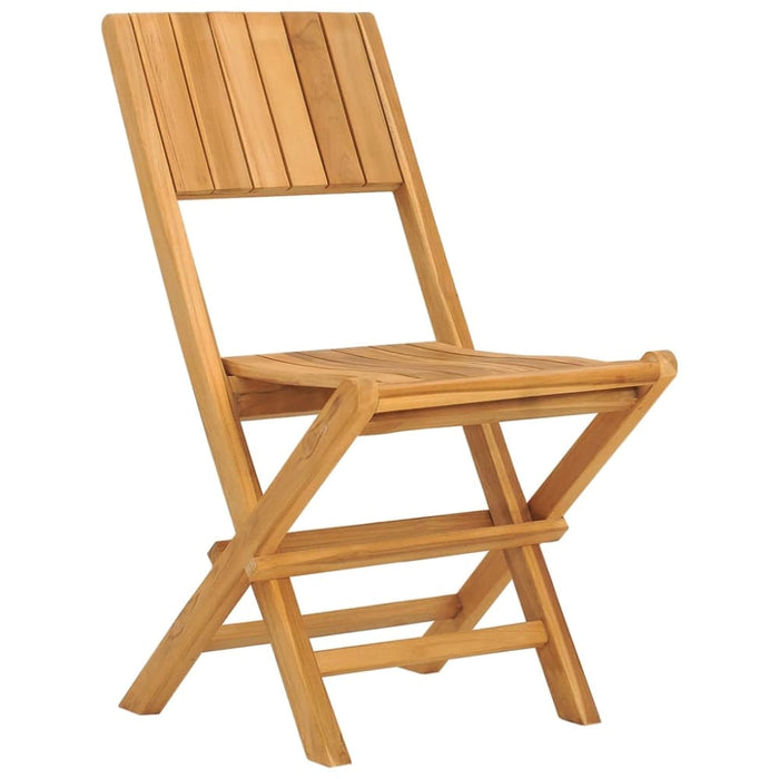 Folding Garden Chairs 2 Pcs 47x61x90 Cm Solid Wood Teak