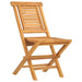 Folding Garden Chairs 2 Pcs 47x63x90 Cm Solid Wood Teak
