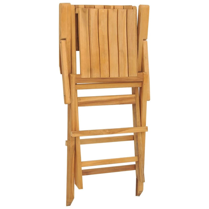 Folding Garden Chairs 2 Pcs 55x61x90 Cm Solid Wood Teak