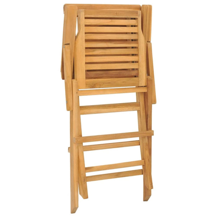 Folding Garden Chairs 2 Pcs 56x63x90 Cm Solid Wood Teak