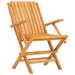 Folding Garden Chairs 2 Pcs 61x67x90 Cm Solid Wood Teak