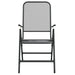 Folding Garden Chairs 2 Pcs Expanded Metal Mesh Anthracite