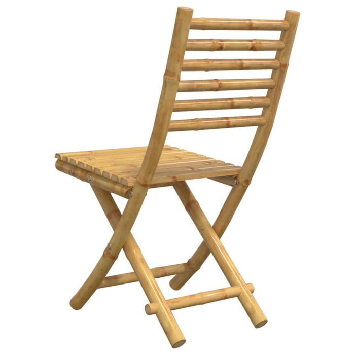 Folding Garden Chairs 2 Pcs 43x54x88 Cm Bamboo Tlnbtk