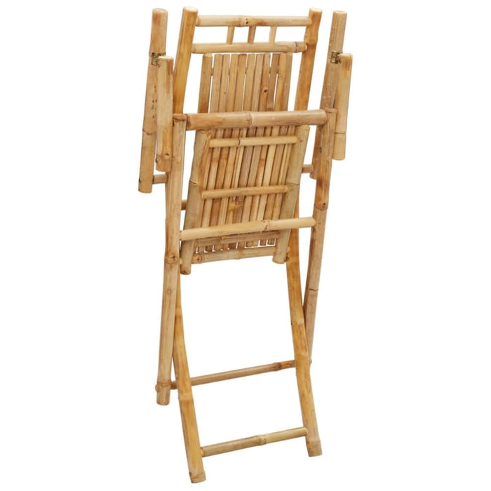 Folding Garden Chairs 2 Pcs 53x66x99 Cm Bamboo Tlnbtn