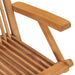 Folding Garden Chairs 2 Pcs Solid Teak Wood Aokkk