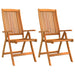 Folding Garden Chairs 2 Pcs Solid Wood Eucalyptus Tolblk