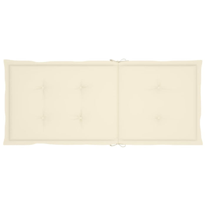 Folding Garden Chairs 3 Pcs with Cushions Solid Acacia Wood