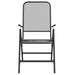 Folding Garden Chairs 4 Pcs Expanded Metal Mesh Anthracite