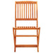 Folding Garden Chairs 4 Pcs Solid Eucalyptus Wood Toxapx
