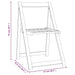 Folding Garden Chairs 4 Pcs Solid Wood Acacia Tokonk