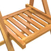 Folding Garden Chairs 4 Pcs Solid Wood Acacia Tokonk