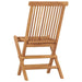 Folding Garden Chairs 4 Pcs Solid Wood Teak Topaax