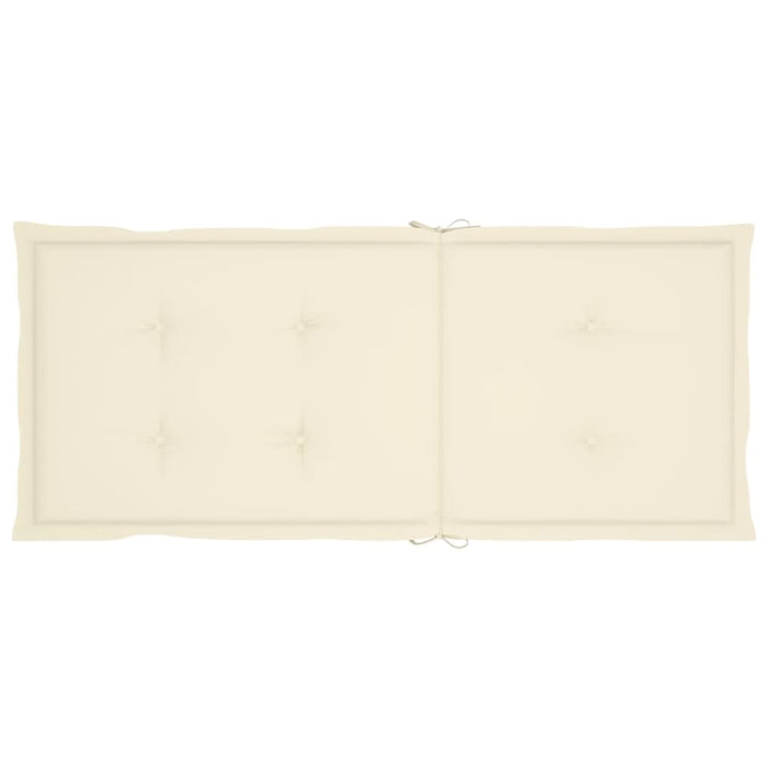 Folding Garden Chairs 6 Pcs with Cushions Solid Acacia Wood