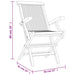 Folding Garden Chairs 6 Pcs Grey 56x61x89 Cm Solid Wood