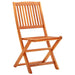 Folding Garden Chairs 8 Pcs Solid Eucalyptus Wood Tbniopb