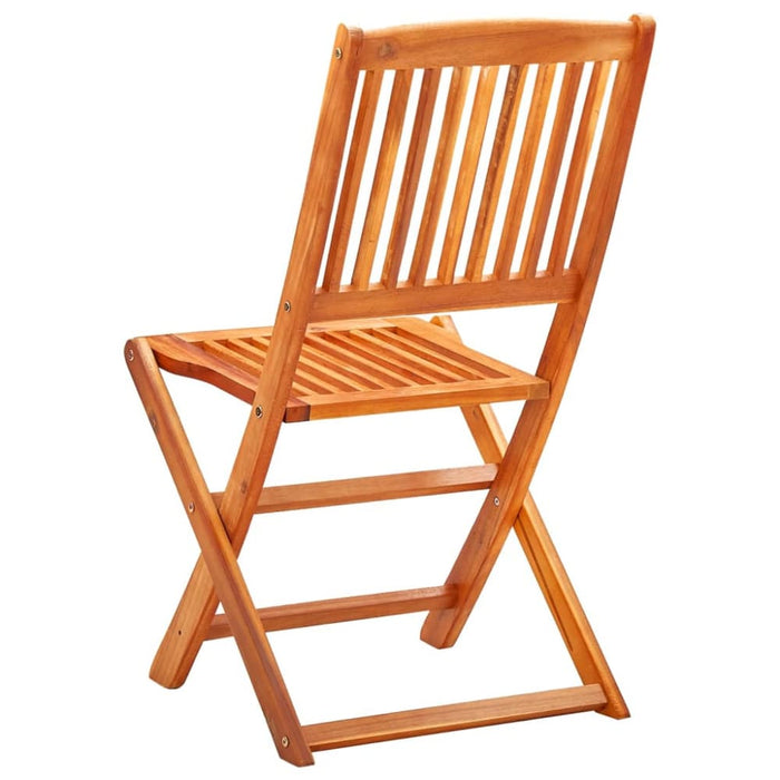 Folding Garden Chairs 8 Pcs Solid Eucalyptus Wood Tbniopb