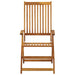 Folding Garden Chairs 8 Pcs Solid Wood Acacia Tbipbpt