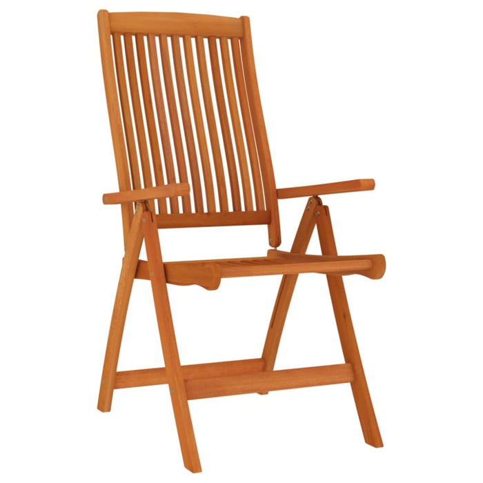 Folding Garden Chairs 8 Pcs Solid Wood Eucalyptus Tbnital