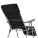 Folding Garden Chairs with Cushions 2 Pcs Black Aatok