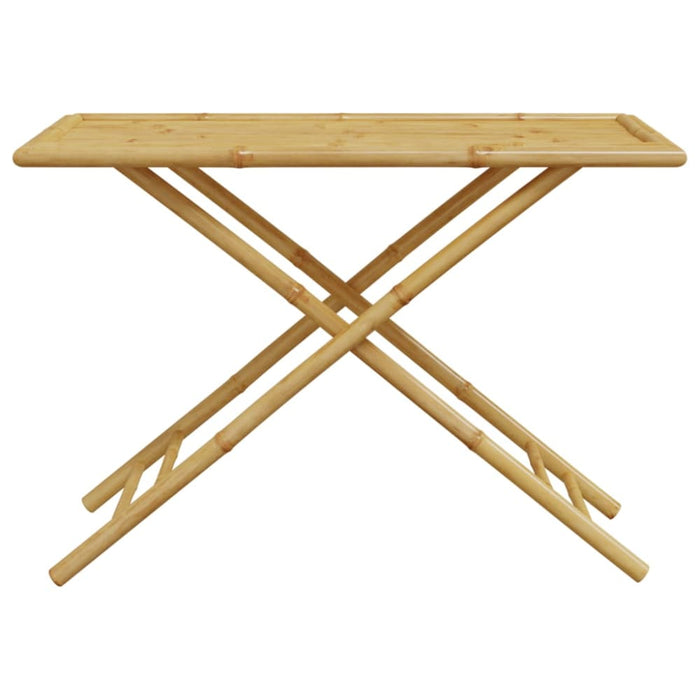 Folding Garden Table 110x55x75 Cm Bamboo Tlpnik