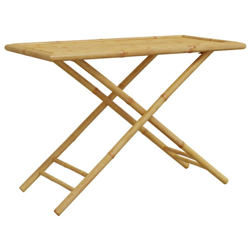 Folding Garden Table 110x55x75 Cm Bamboo Tlpnik