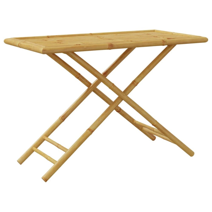 Folding Garden Table 110x55x75 Cm Bamboo Tlpnik