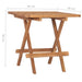Folding Garden Table 50x50x50 Cm Solid Wood Teak Topapa